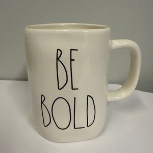 Rae Dunn Be Bold Cream Mug